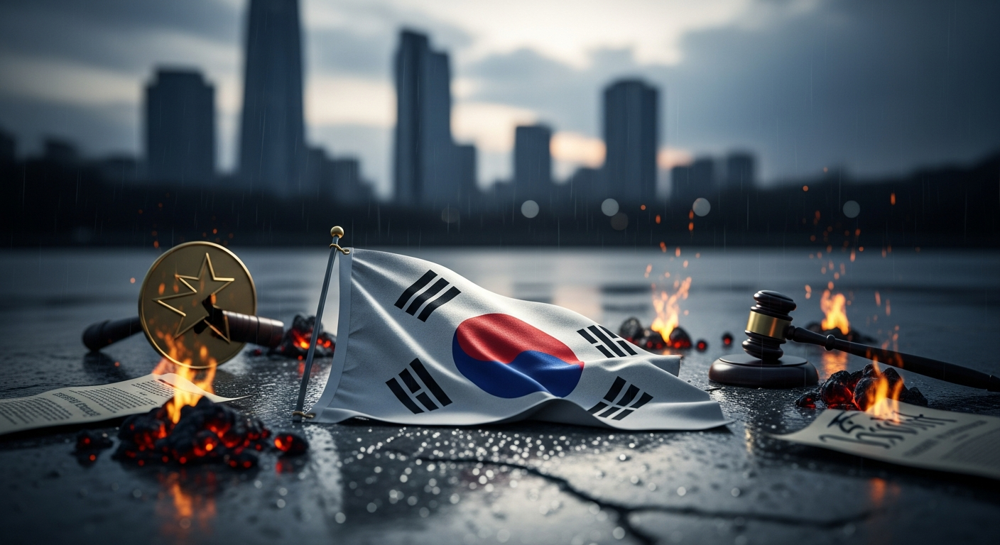 '계엄 정당화 메시지'의 충격: 대한민국 민주주의의 근간을 뒤흔드는 위험한 발상인가? (AI Generated)